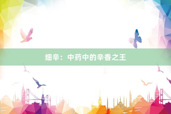 细辛：中药中的辛香之王